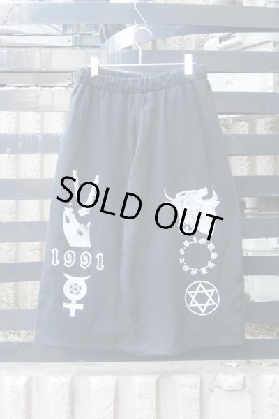 画像2: ▲USED▲【PROUDRACE】 "PRIMITIVE SIGNS" ワイドショーツ (2)