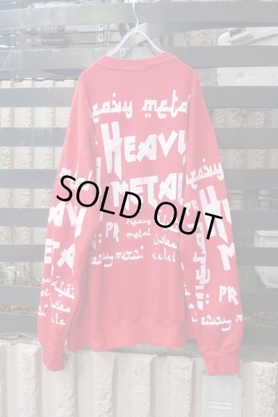画像2: ▲USED▲【PROUDRACE】 "HEAVY METAL" プリントスウェットトップス (2)