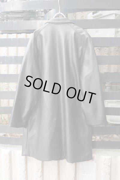 画像2: ▲USED▲ シンセティックレザーロングジャケット (2)