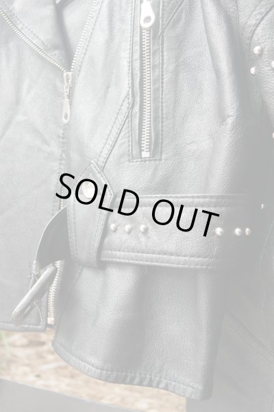 画像7: ▲USED▲ レザーライダースジャケット (7)