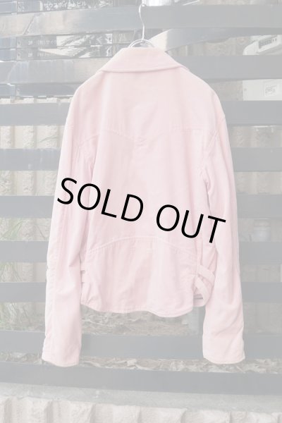 画像2: ▲USED▲【SUGGESTION】 ベロアライダースジャケット (2)