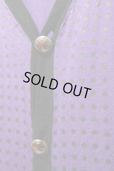 画像3: ▲USED▲【JC de CASTELBAJAC】 ドット柄カーディガン (3)