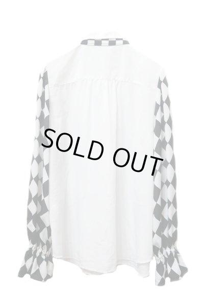 画像2: ▲USED▲【MARY QUANT】 タイ付き切り替えシャツ (2)