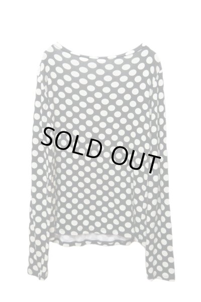 画像2: ▲USED▲【SUNAOKUWAHARA】 ドット柄ロングスリーブカットソー (2)