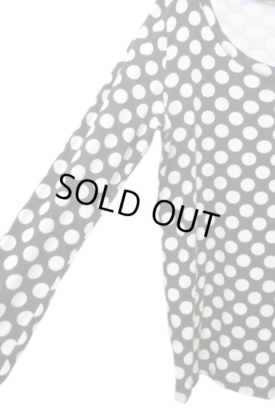 画像4: ▲USED▲【SUNAOKUWAHARA】 ドット柄ロングスリーブカットソー (4)