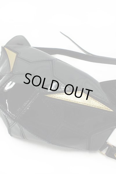 画像4: Sale64%off 【ZIG UR IDOL】 エナメル3-Dパンサーバッグ / ゴールドアイ (4)