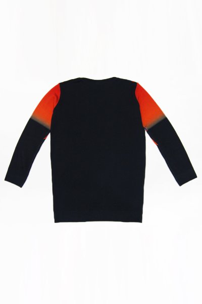 画像6:  【ZIG UR IDOL】 "FADE TO BLACK" フルプリントニットトップス (6)