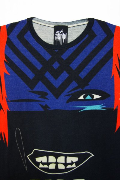 画像7:  【ZIG UR IDOL】 "FADE TO BLACK" フルプリントニットトップス (7)