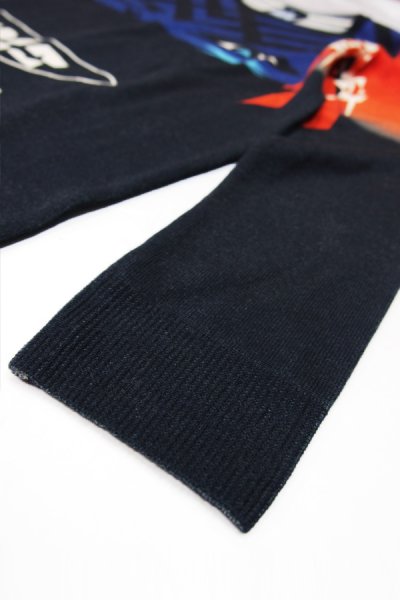 画像10:  【ZIG UR IDOL】 "FADE TO BLACK" フルプリントニットトップス (10)