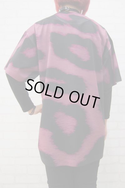 画像2: Sale50%off 【ZIG UR IDOL】 "DELA-HYOU" フルプリントカットソー / サンセット (2)