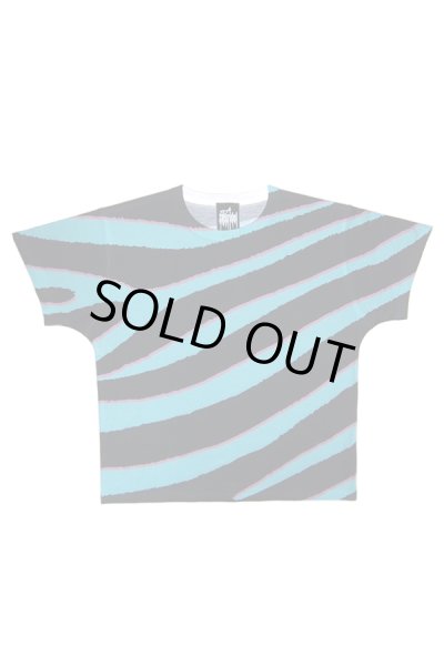 画像3: Sale50%off 【ZIG UR IDOL】 "DELA-ZEBRA" フルプリントカットソー / ブルー (3)