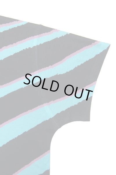 画像6: Sale50%off 【ZIG UR IDOL】 "DELA-ZEBRA" フルプリントカットソー / ブルー (6)