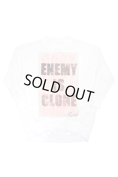 画像3: 【ZIG UR IDOL】 "ENEMY IS CLONE" 変形スウェットトップス (3)