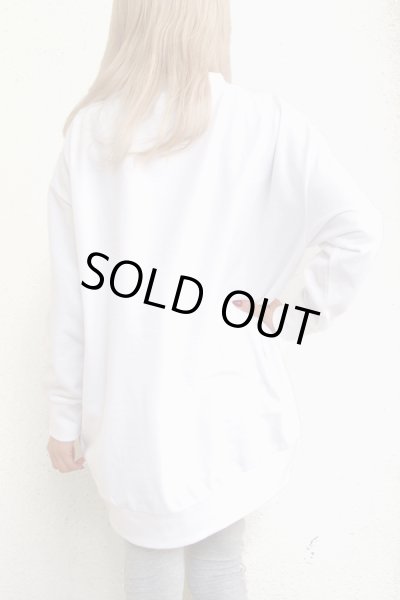 画像2: 【ZIG UR IDOL】 "ENEMY IS CLONE" 変形スウェットトップス (2)