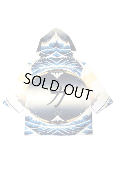 画像4:  Sale50%off  【ZIG UR IDOL】 "KABUKI STARDUST" グラフィック7分袖パーカー (4)