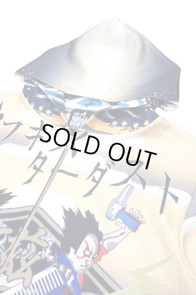 画像5:  Sale50%off  【ZIG UR IDOL】 "KABUKI STARDUST" グラフィック7分袖パーカー (5)