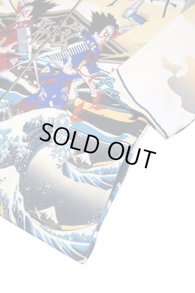 画像6:  Sale50%off  【ZIG UR IDOL】 "KABUKI STARDUST" グラフィック7分袖パーカー (6)