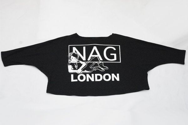 画像4: 【ZIG UR IDOL × JONNY MELTON】 "MR.LONDON" クロップドスウェット (4)