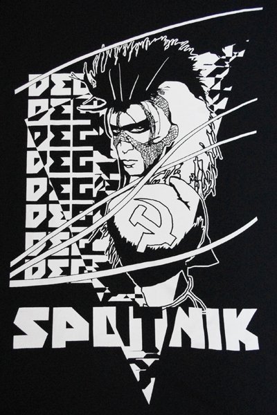 画像4: Sale50％off【ZIG UR IDOL × MARTIN DEGVILLE】 "DEG DEG SPUTNIK" ビッグTシャツ (4)