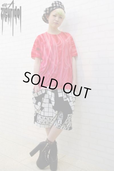 画像7: Sale【ZIG UR IDOL】 "MELTING KNIT" フルプリントカットソー (7)