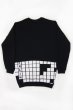 画像6: Sale50％off【ZIG UR IDOL】 "CROSSWORD BERLIN" 切り替えロング丈スウェットトップス (6)