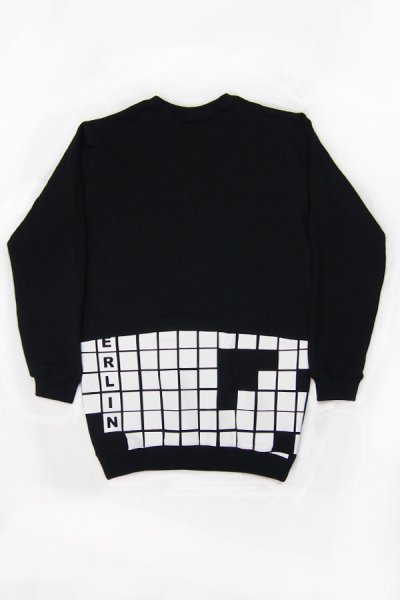 画像6: Sale50％off【ZIG UR IDOL】 "CROSSWORD BERLIN" 切り替えロング丈スウェットトップス (6)