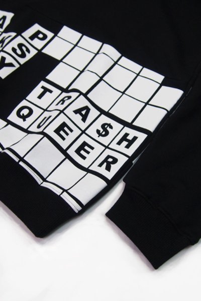画像9: Sale50％off【ZIG UR IDOL】 "CROSSWORD BERLIN" 切り替えロング丈スウェットトップス (9)