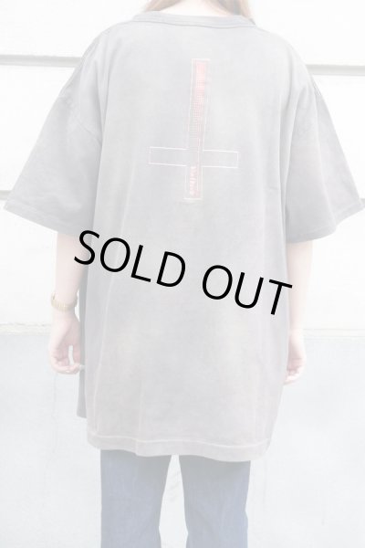 画像4: Sale50%off【ZIG UR IDOL】CyberPunkula tee -FADED, WASHED & CRACKED- (4)