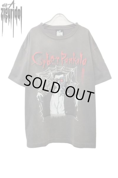 画像1: Sale50%off【ZIG UR IDOL】CyberPunkula tee -FADED, WASHED & CRACKED- (1)
