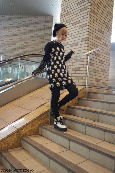 画像9: 【野性爆弾・くっきー × ZIG UR IDOL】 "クニコイズム" フルプリントニット (9)