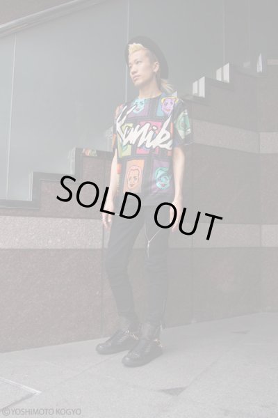 画像10: Sale30%off【野性爆弾・くっきー × ZIG UR IDOL】 "クニコミュージアム" フルプリントカットソー (10)