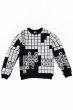 画像5:  Sale50%off  【ZIG UR IDOL】 "CROSSWORD BERLIN" スウェットトップス (5)