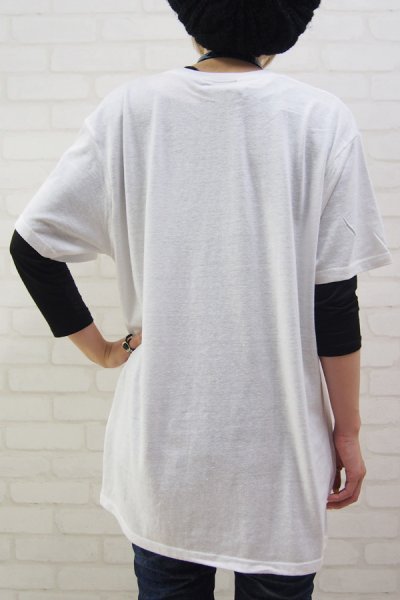 画像2: 【ZIG UR IDOL】 "omiyage" カットソー / ホワイト (2)