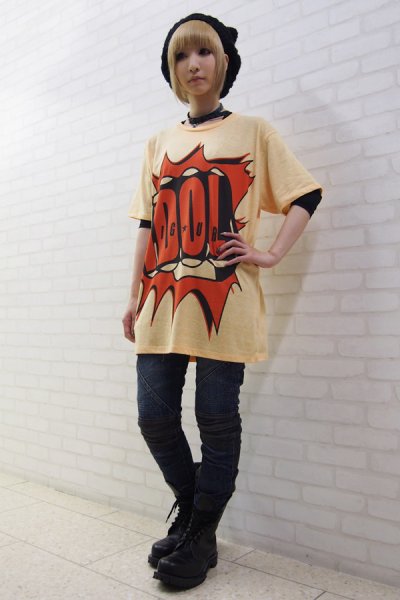 画像3: 【ZIG UR IDOL】 "omiyage" カットソー / オレンジ (3)