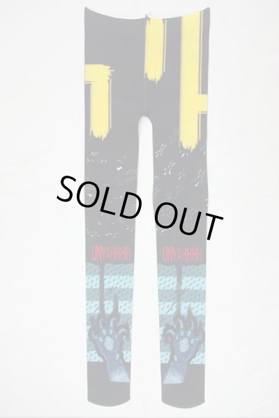 画像4: 【ZIG UR IDOL × 松本零士】  "フライングクロ" フルプリントタイツ (4)