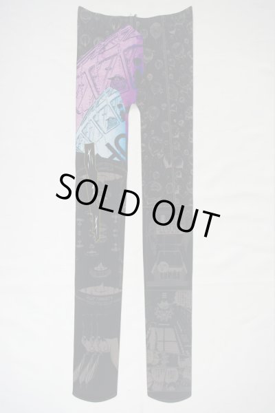 画像4: 【ZIG UR IDOL × 松本零士】  "バカ学博士" フルプリントタイツ (4)