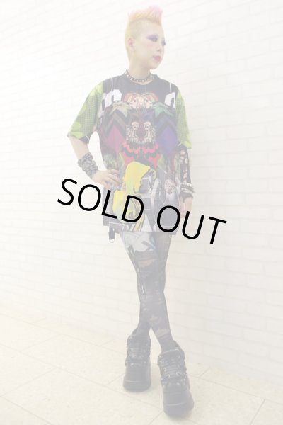 画像3: 【ZIG UR IDOL × 松本零士】  "バカ学博士" フルプリントタイツ (3)