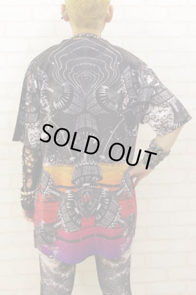 画像2: Sale50%off 【ZIG UR IDOL × 松本零士】 "宇宙海賊ギャラクシー" フルプリントカットソー (2)