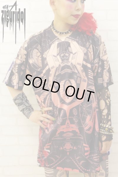 画像1: Sale50%off 【ZIG UR IDOL × 松本零士】 "アルカディアメカニック" フルプリントカットソー (1)