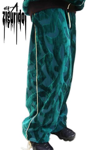 ZIG UR IDOL】DECO-FABRIC TRACK PANTS - TEKNOPOLICE