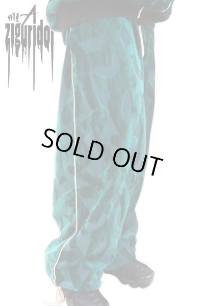 画像1: Sale50%off【ZIG UR IDOL】DECO-FABRIC TRACK PANTS (1)