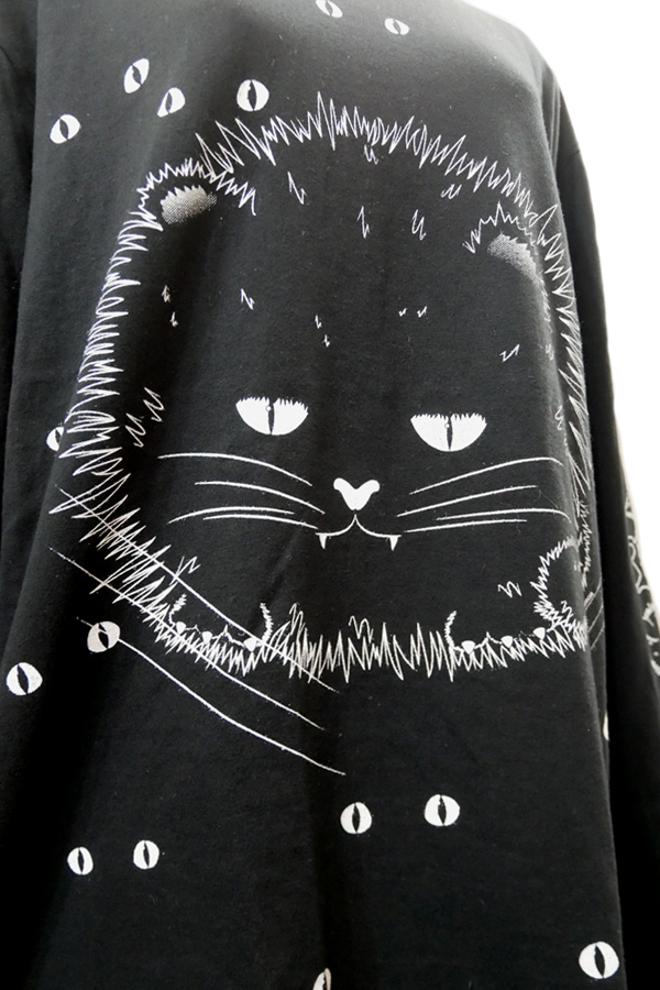 Far Star 化け猫ロングスリーブtシャツ Teknopolice